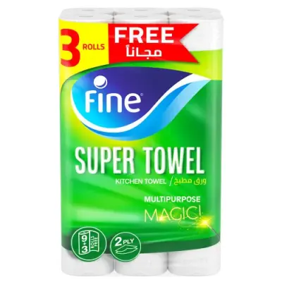 Fine Kitchen Super Towel - Pack of 9+3