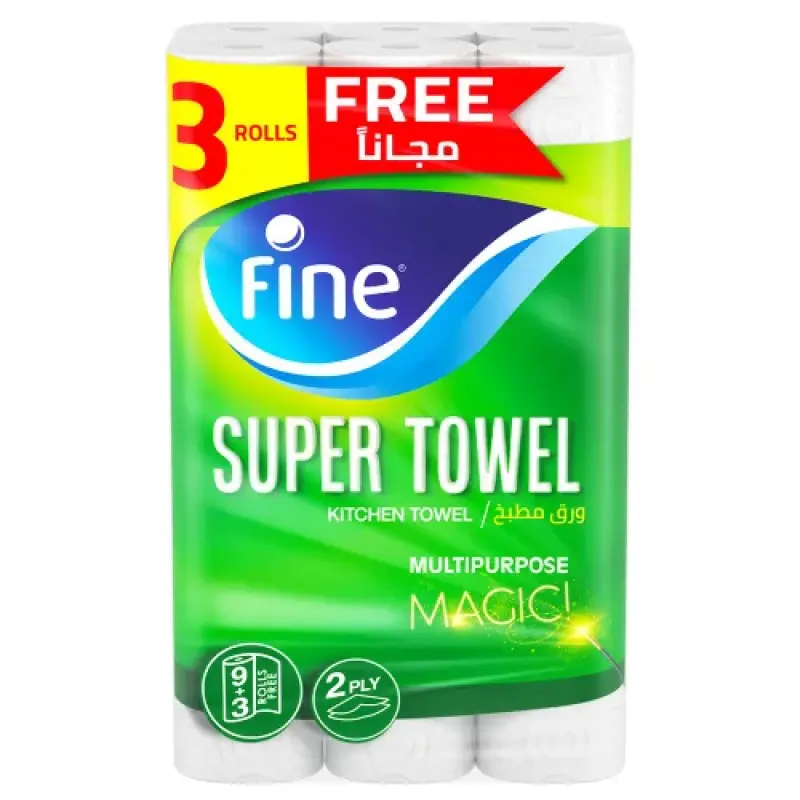 Fine Kitchen Super Towel - Pack of 9+3